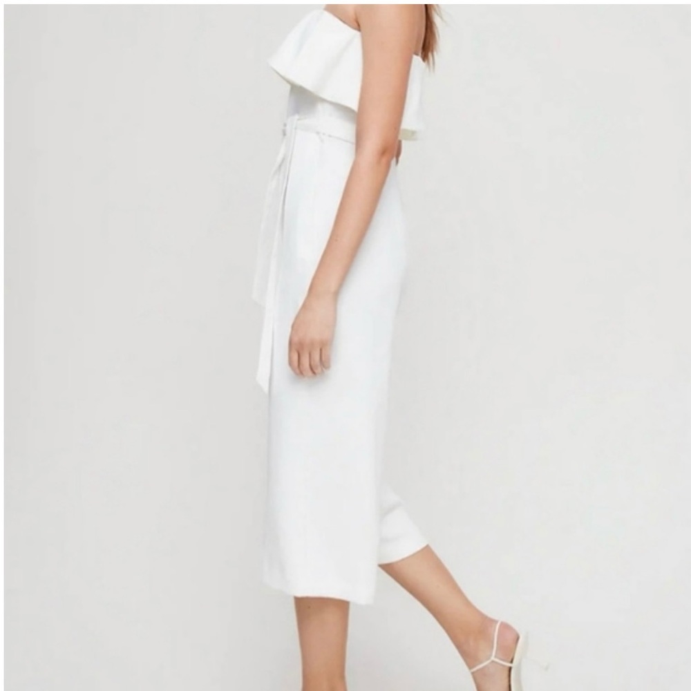 Aritzia flutter off shoulder jumpsuit